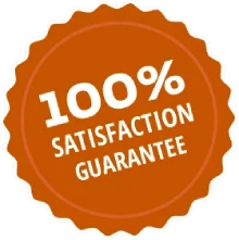 Satisfaction guarantee badge